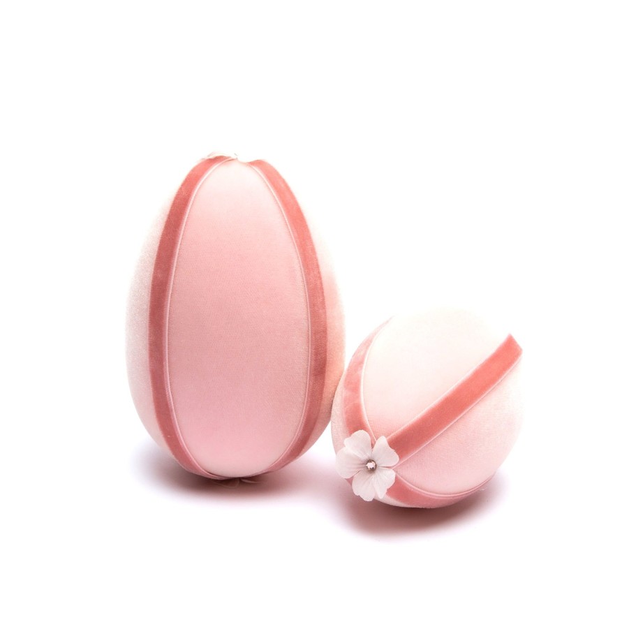 Products Hot Skwash | Blush Ribbon Trimmed Egg