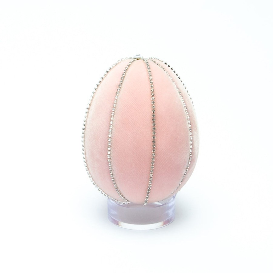 Products Hot Skwash | Blush Crystal Trimmed Egg