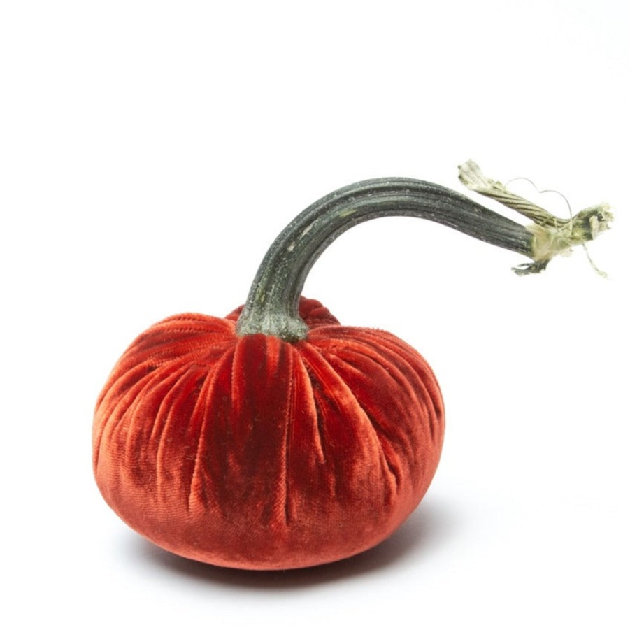 Products Hot Skwash | New! Rust Silk Velvet Pumpkin