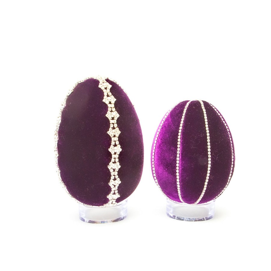 Products Hot Skwash | Violet Crystal Trimmed Egg