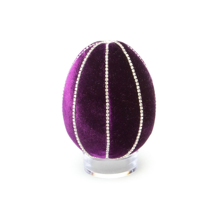 Products Hot Skwash | Violet Crystal Trimmed Egg