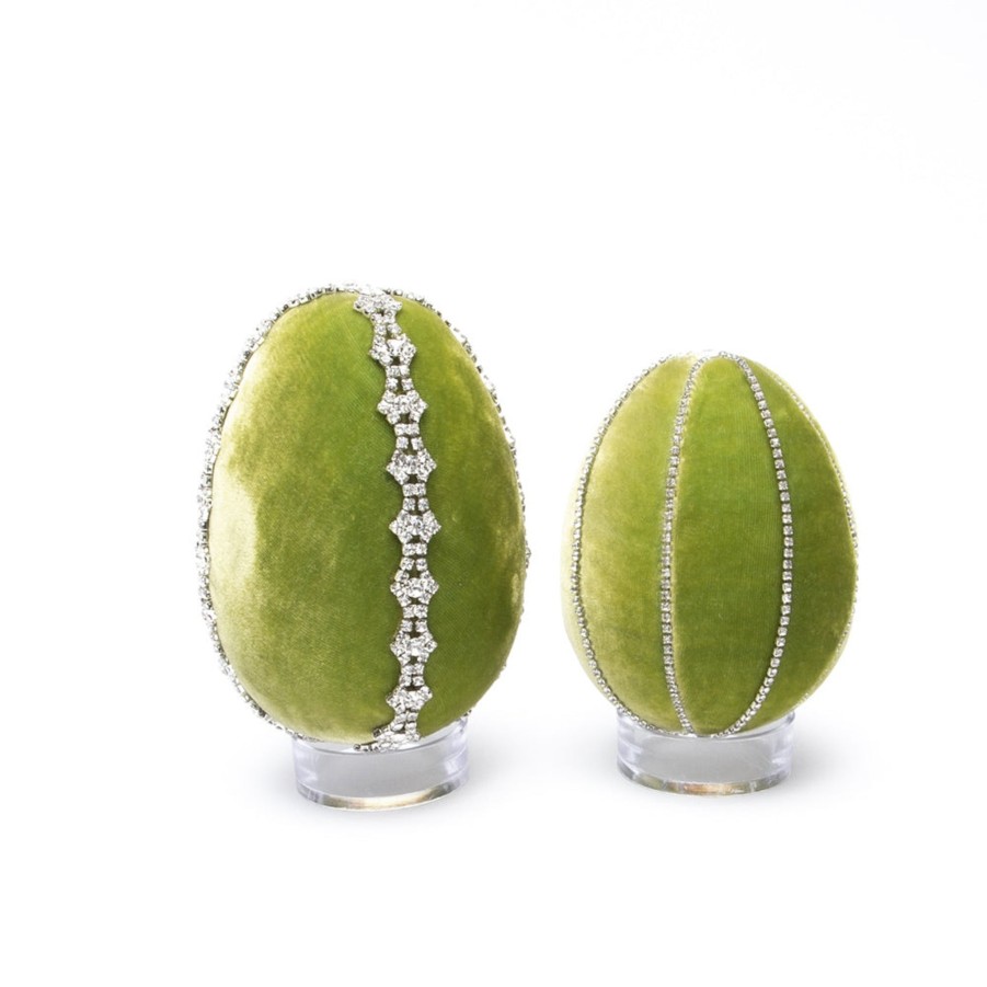 Products Hot Skwash | Chartreuse Crystal Trimmed Egg